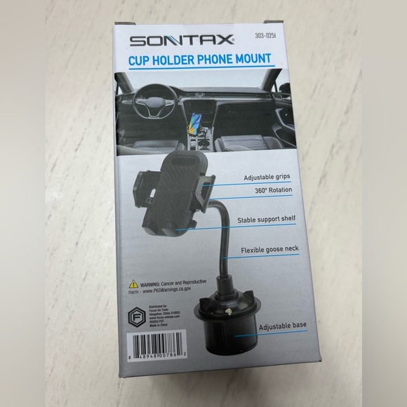 NWT Sontax Cup Holder Phone Mount - Picture 2 of 6